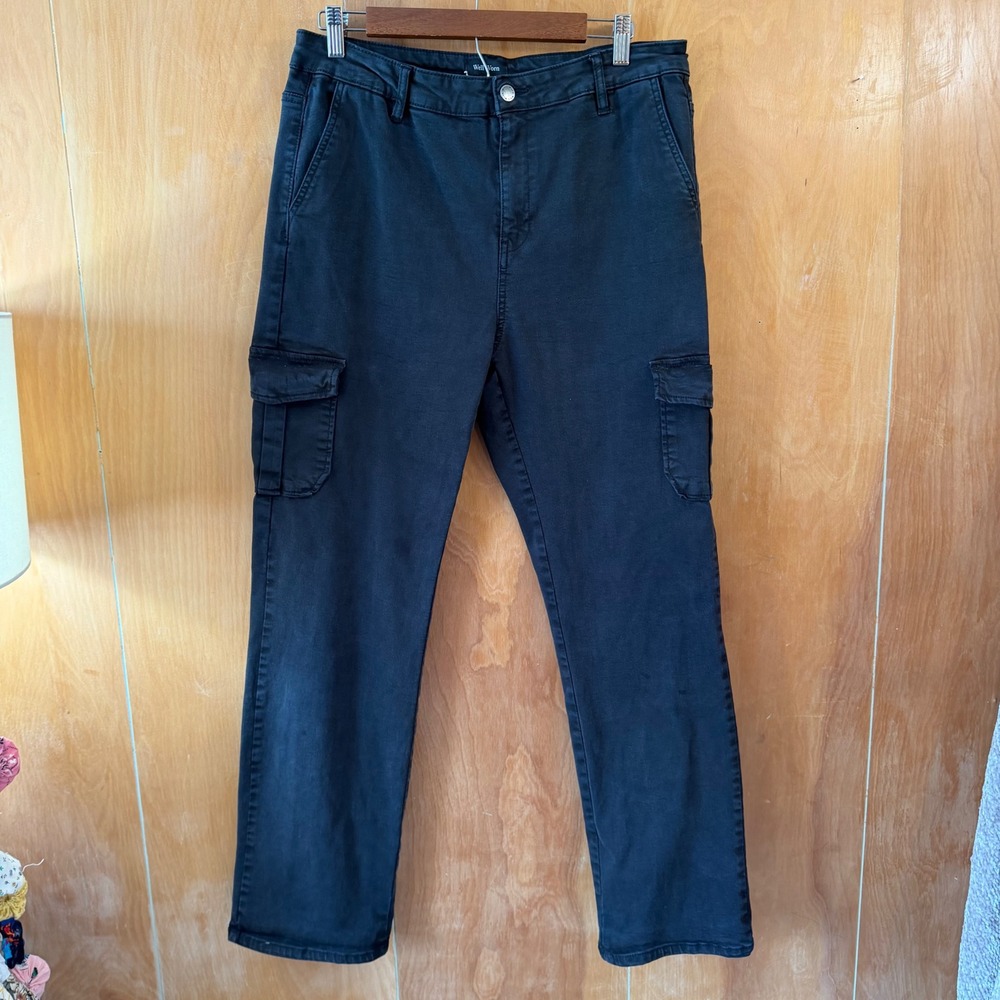 Well Worn Tencel Cargo Pants Size 14/34‎ Verity Utility Straight Leg Stretch
